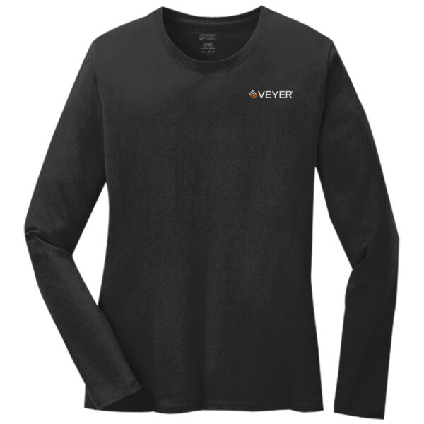 VR635 - Ladies Long Sleeve Core Cotton Tee Thumbnail