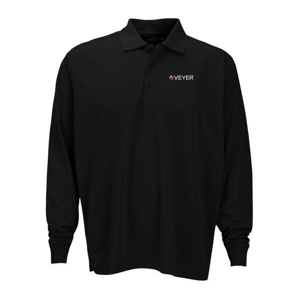 VR608 - Men's Performance Long Sleeve Polo Thumbnail